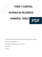 Auditoria y Control Interno de RR.hh, Mayquel Bernal, Tarea 7