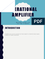 Operational Amplifier: Wildana Husna (24) Diii Tnu Ix Bravo