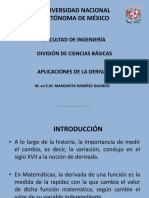 Aplicacionesdeladerivada