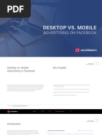 Desktop Vs Mobile On Facebook