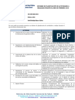 Informe de Planificación FEBRERO2016