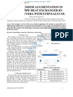 Heat Transfer Augmentation in Double Pipe Heat Exchanger by Using Aloevera With Ethylglycol