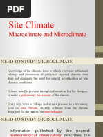 Site Climate