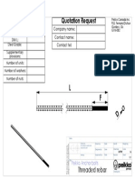 Threaded Rebar Plan Drawing