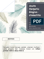 Acute Herpetic Gingivostomatitis (Perio)