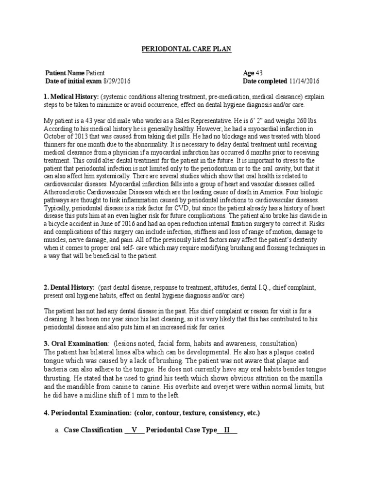 Weebly Periocareplan | PDF | Human Tooth | Oral Hygiene