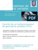 Turbocompresor de Geometría Variable (1)