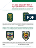 Oficiálne emblémy a znaky Colnej správy ČSSR, ČSFR a SR na výstrojných súčiastkach colníkov, tzv. „nášivky“ (Colné aktuality 5-6/2010)