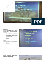 Placenta and Placental Hormones Lecture+PPT PDF