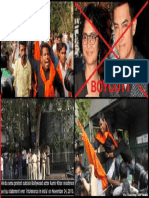 Aamir Protest by Hindu Sena