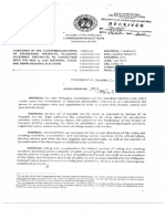 Project of Precincts (COMELEC Resolution No. 10019)