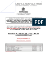 007 Retificao Do Resultado Da Reclassificao Dos Candidatos Aps Anlise Curricular e Auditoria para Sargento Tcnico Temporrio