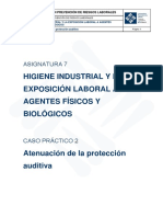 Asignatura 7. CP2 Atenuación de La Protección Auditiva