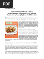 Download Press Release Martha Stewarts Everyday Food Full-Color Illustrated eBook  by The Recipe Club SN33789951 doc pdf