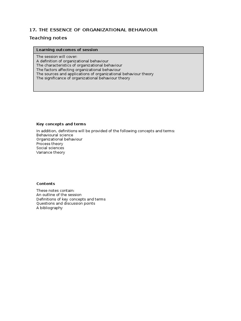 Understanding Organizational Behavior | PDF