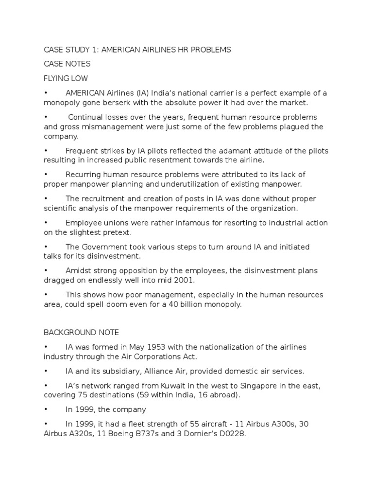 Case Study 3 | PDF | Airlines | Aviation