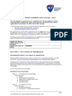 RPL Application Guide & Templates