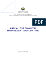 Manual For Financial Management and Control