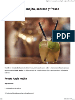 Apple Mojito, Sabroso y Fresco - Cocina y Vino