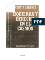 Izquierda y Derecha en El Cosmos M Gardner Biblioteca Cientifica Salvat 014 1985 OCR