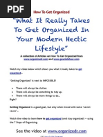 Download How to Get Organized by Gavriel Shaw SN33791385 doc pdf
