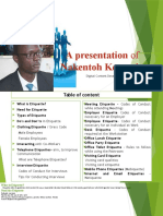 Presentation - Corporate Etiquette NKT