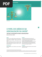Papel Dos Médicos Judicialização Saúde