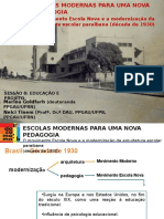 Escolas modernas e a arquitetura escolar na Paraíba