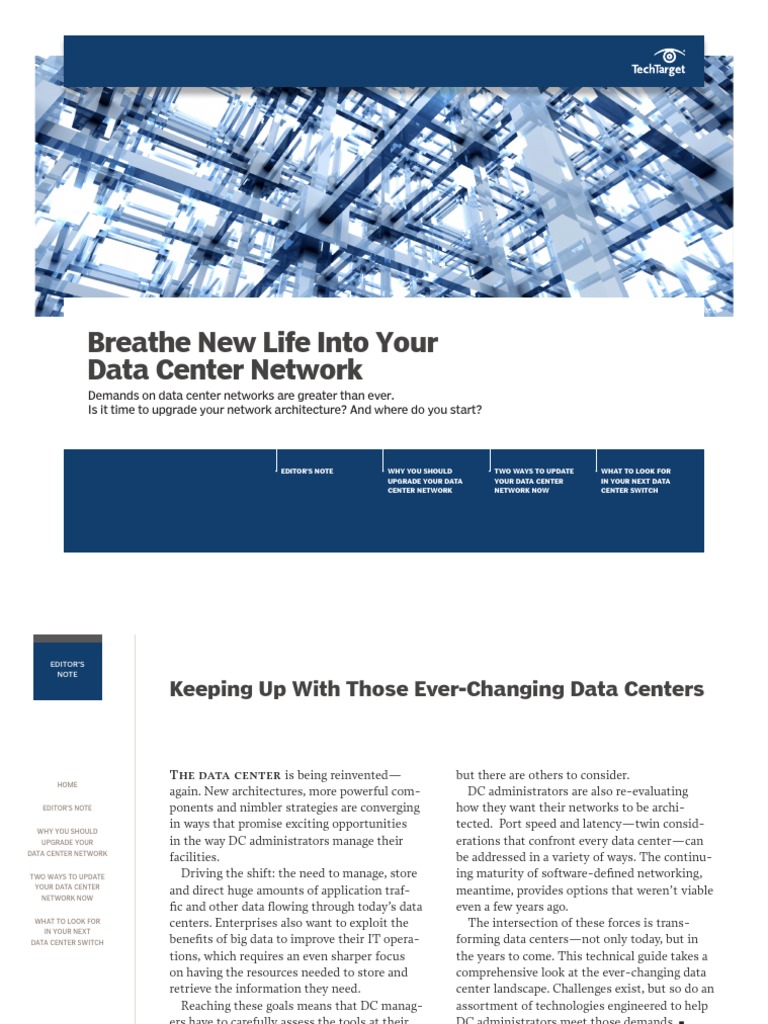 07-08-16 HB DataCenterNetworking Final | PDF | Data Center | Computer ...