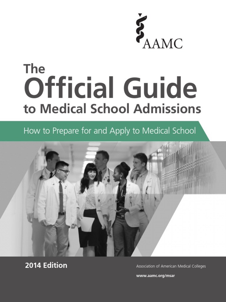 The To Medical School Admissions Official Guide Pdf Medical