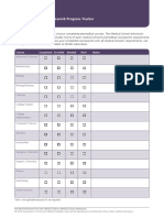 Worksheet 2.1 Msar Pre-Med Coursework Progress Tracker: Course Completed Enrolled Needed N/A Notes