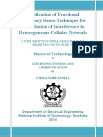 Application of Fractional Frequency Reuse Technique For Cancellation of Interference in Heterogeneous Cellular Network