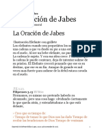 La Oración de Jabes