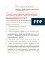 Reglas para La Remisión de Artículos de Aporrea Venezuela