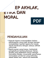 Konsep Akhlak, Etika Dan Moral