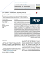 Post Traumatic Syringomyelia