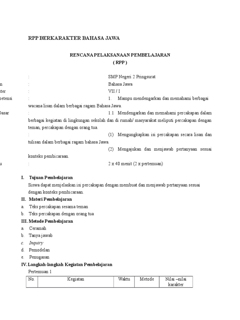 Contoh Pengalaman Pribadi Menggunakan Bahasa Jawa Contoh AJa