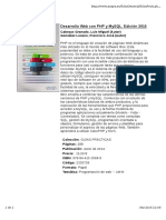 Desarrollo Web Con PHP Y Mysql. Edición 2015