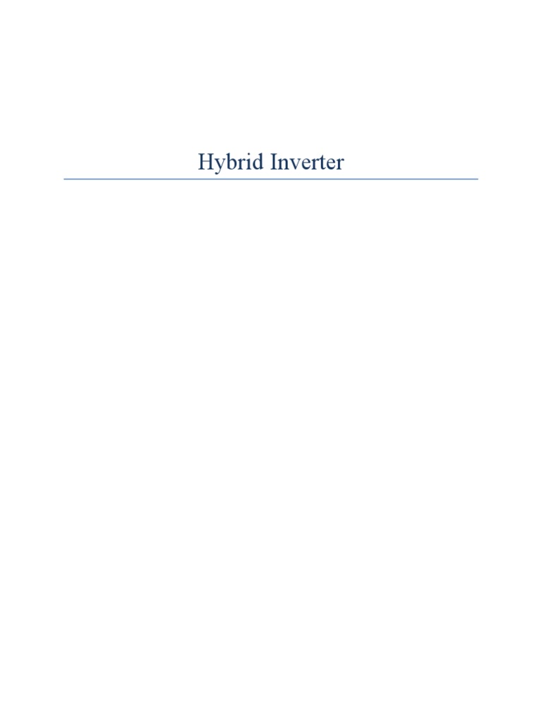 Inverter | PDF | Power Inverter | Alternating Current