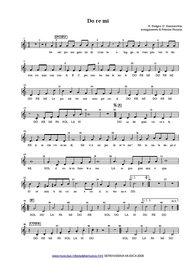 Do se do qualcosa a te - Tutti insieme appassionatamente.pdf | Musical