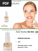 Instruções de Uso Ácido Glicólico Hinode