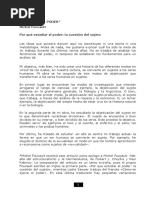 Foucault, Michel - El Sujeto y El Poder