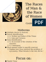 The Races of Man and The Race of Women