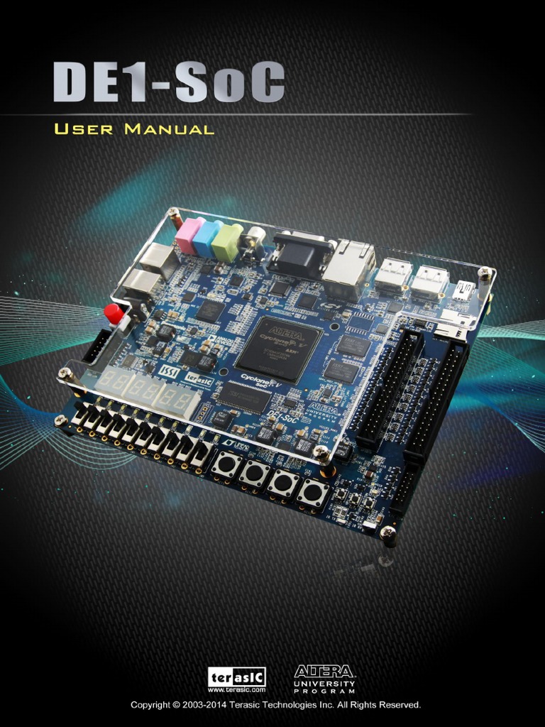 De1-Soc User Manual: August 24, 2016