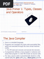 Java Primer 1: Types, Classes and Operators