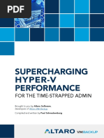 Supercharging Hyper-V Performance: For The Time-Strapped Admin