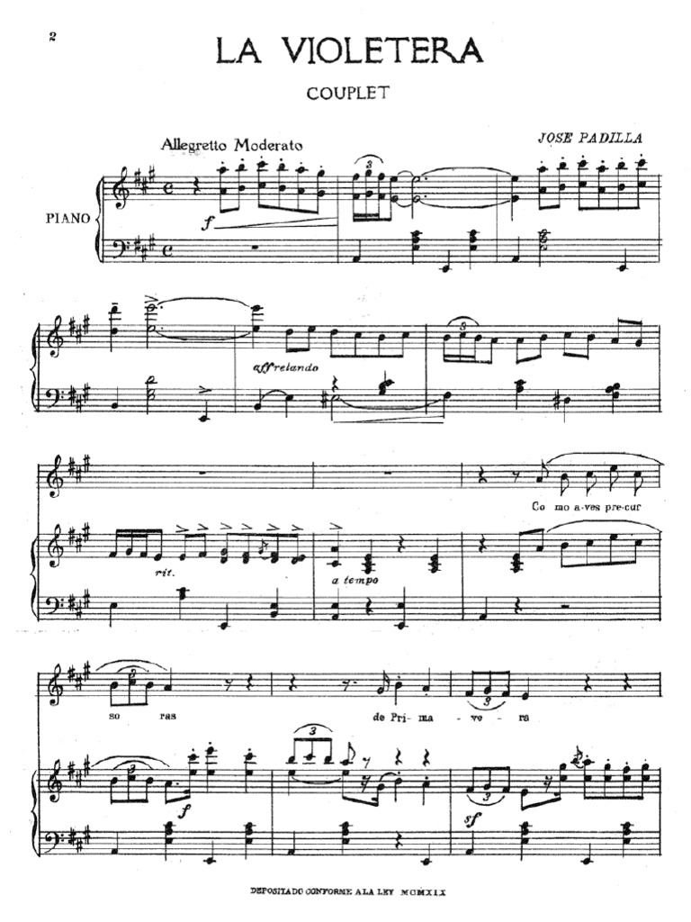 Jose Padilla SanchezLa Violetera PDF