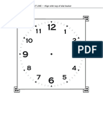 Clockface Template PDF