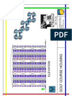 Golf Course Housing Key Plan and Elevation Layout