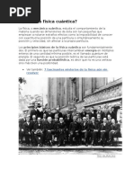 Qué Es La Física Cuántica